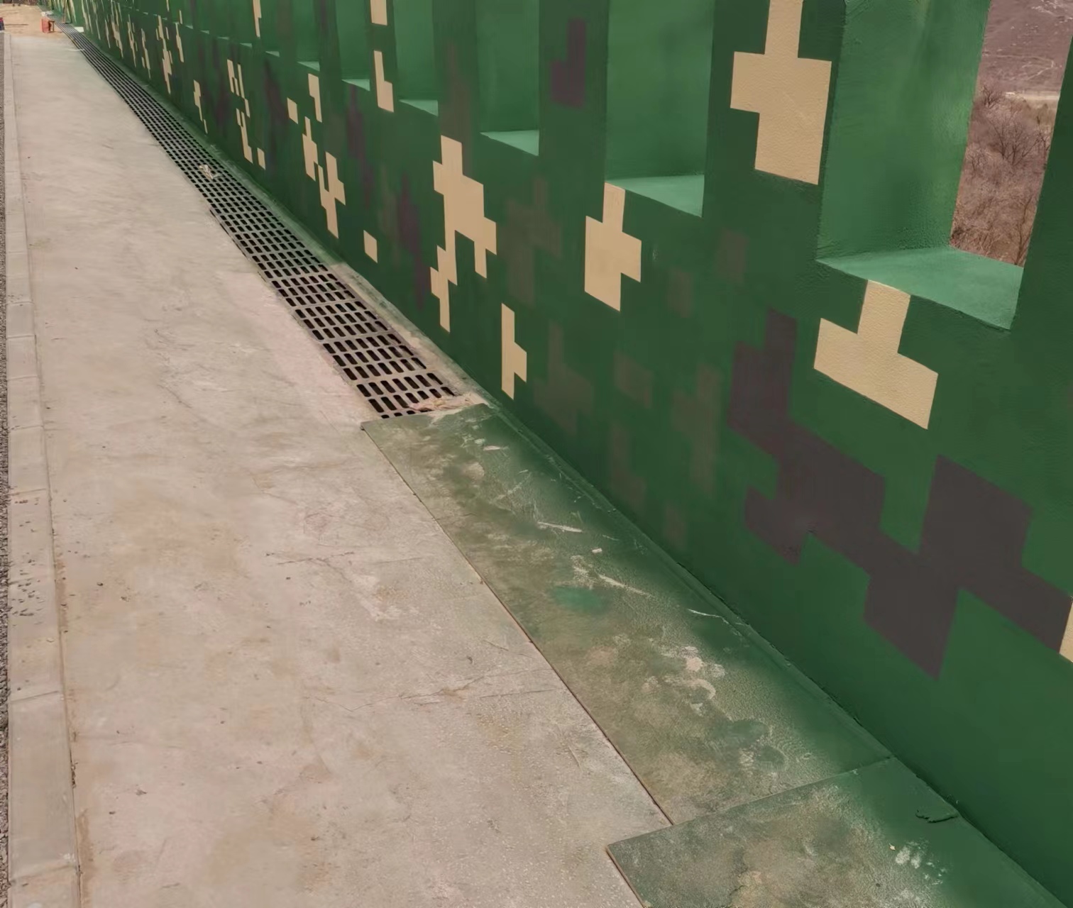 白城围墙迷彩喷涂,数迷彩漆